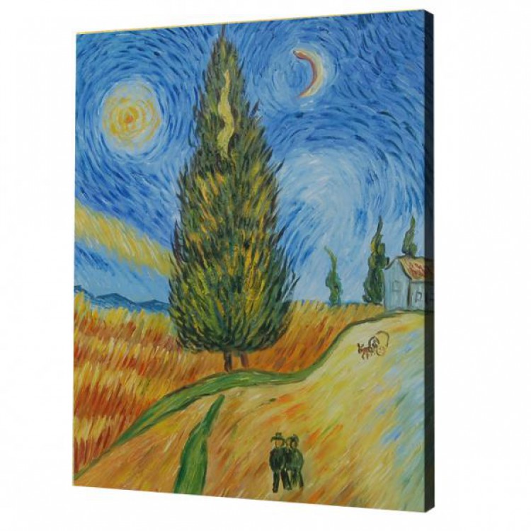 Olieverfschilderij Sterrenhemel foto 1