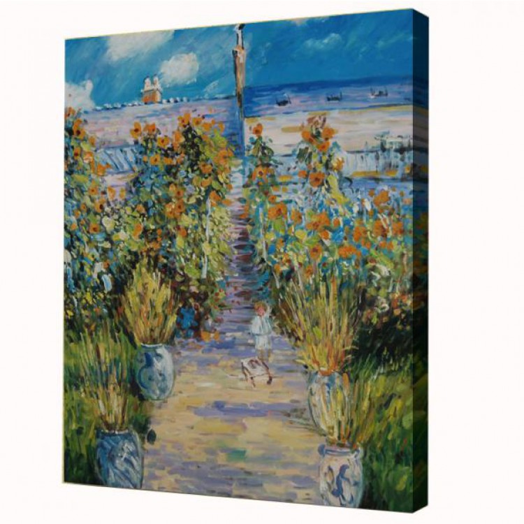 schilderij  Vertheuil Garden foto 1