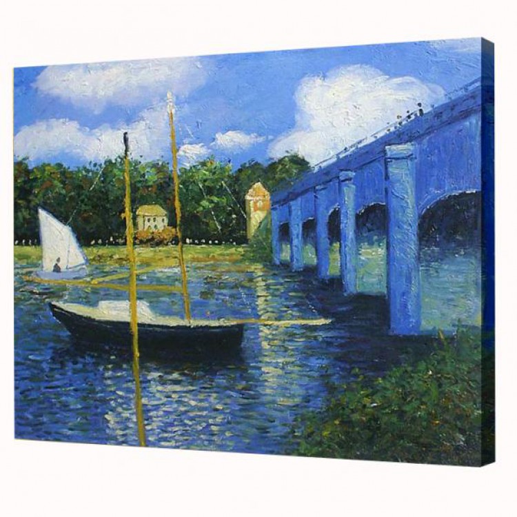 Olieverf schilderij Musée in Parijs foto 1