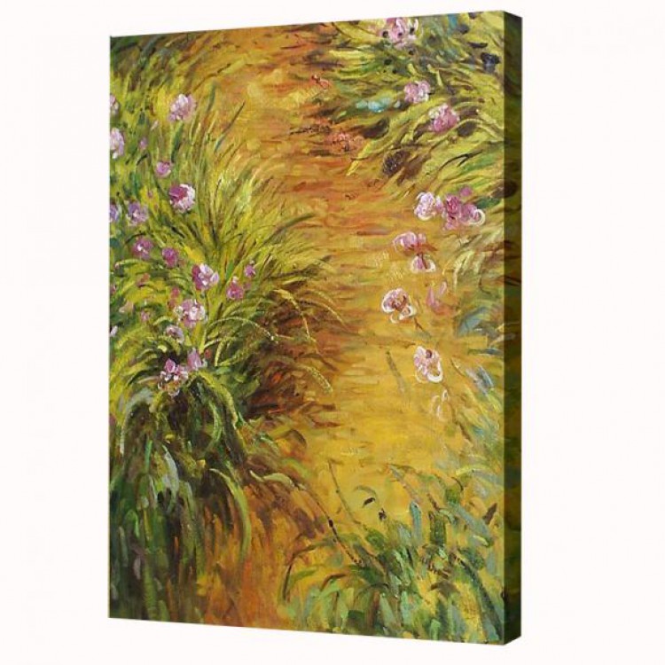 Schilderij The Path through the Irises foto 1