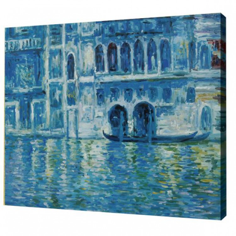 Olieverf schilderij Palazzo da mula foto 1