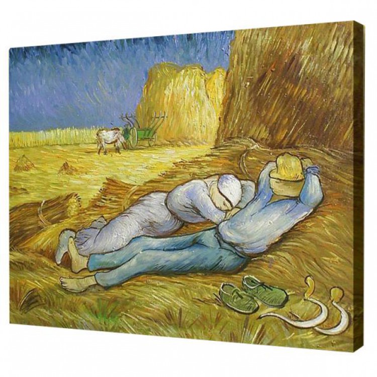 Olieverfschilderij Afternoon Siesta foto 1
