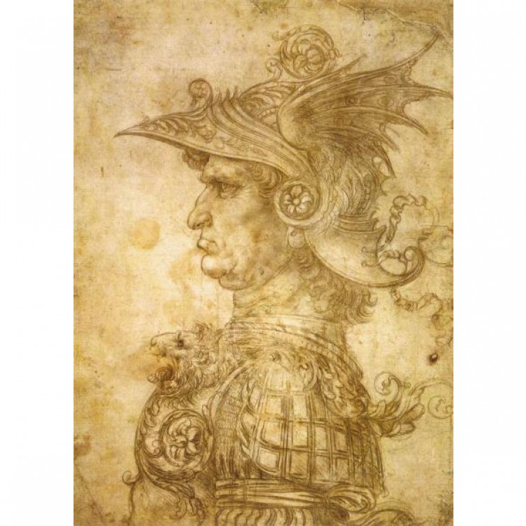 Schilderij Profile of a worrior foto 1
