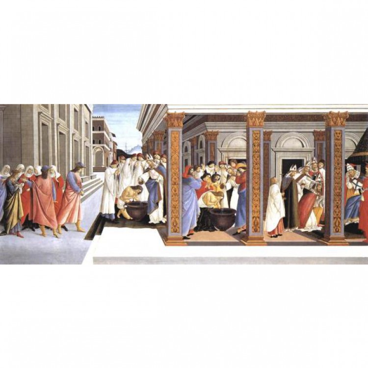 Schilderij Baptism of St. Zenobius  foto 1