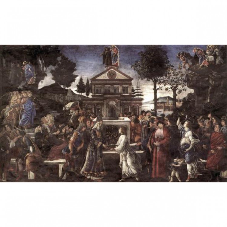 Schilderij De verleiding van foto 1