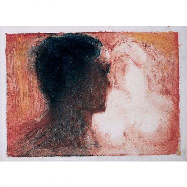 Olieverf schilderij Lovers foto 1