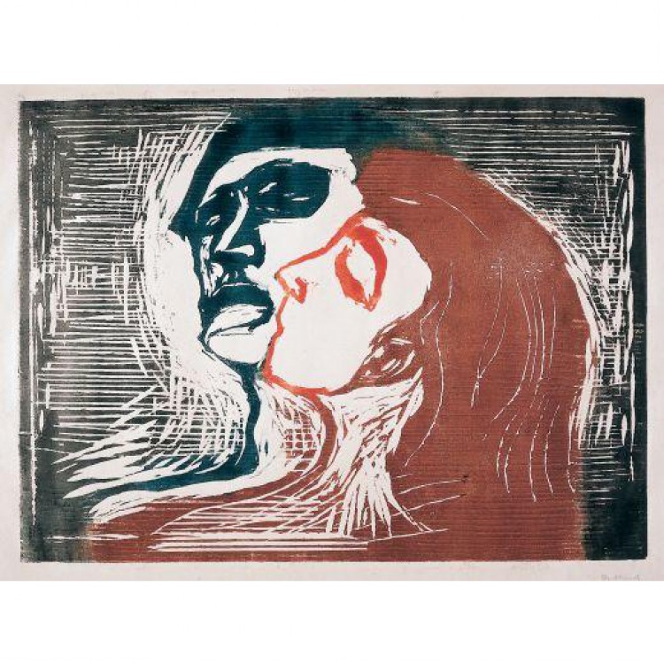 Olieverf schilderij Head by Head foto 1