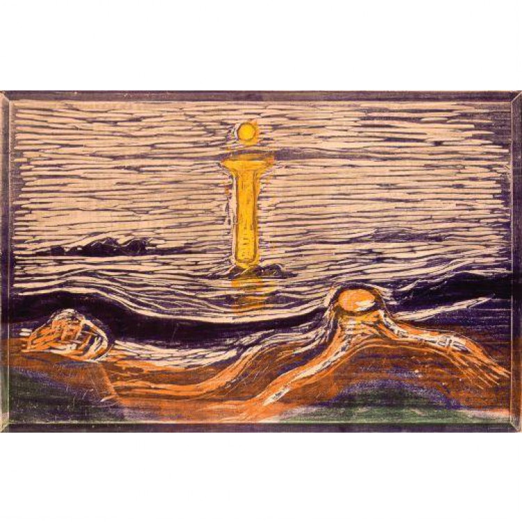 Olieverf schilderij Mystical shore foto 1