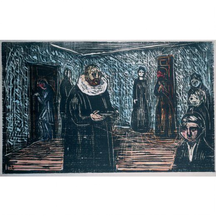 Olieverf schilderij Sacrament  foto 1