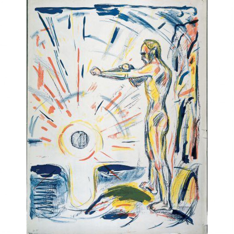 Schilderij Towards the light foto 1