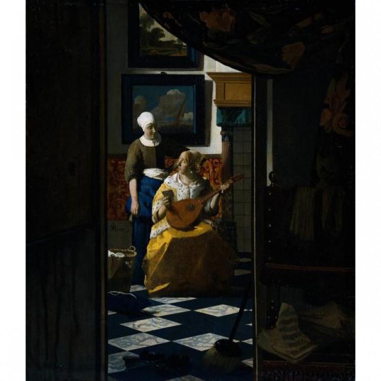 Olieverf schilderij De liefdesbrief foto 1