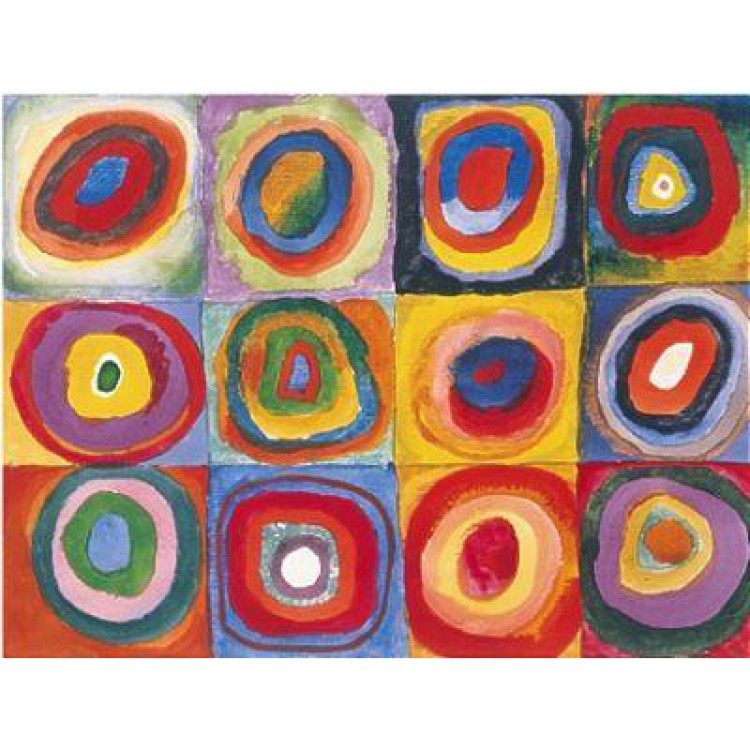 Schilderij Farbstudie foto 1