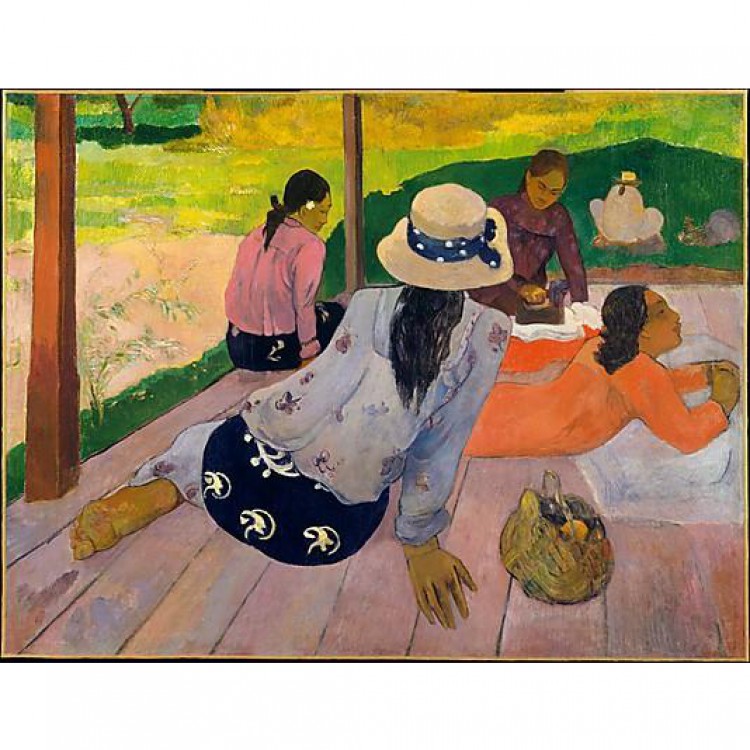 Olieverf schilderij The Siesta foto 1