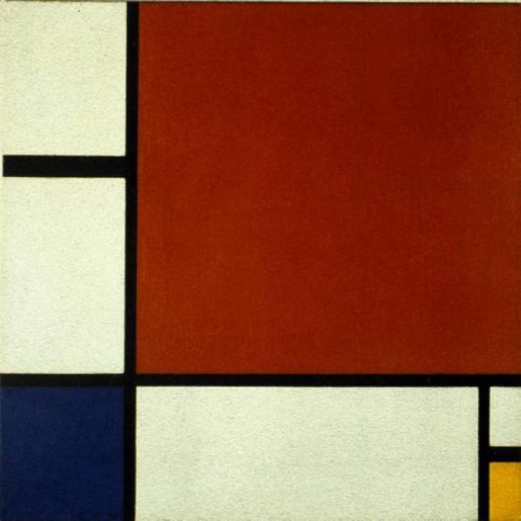 Olieverf schilderij Composition II  foto 1