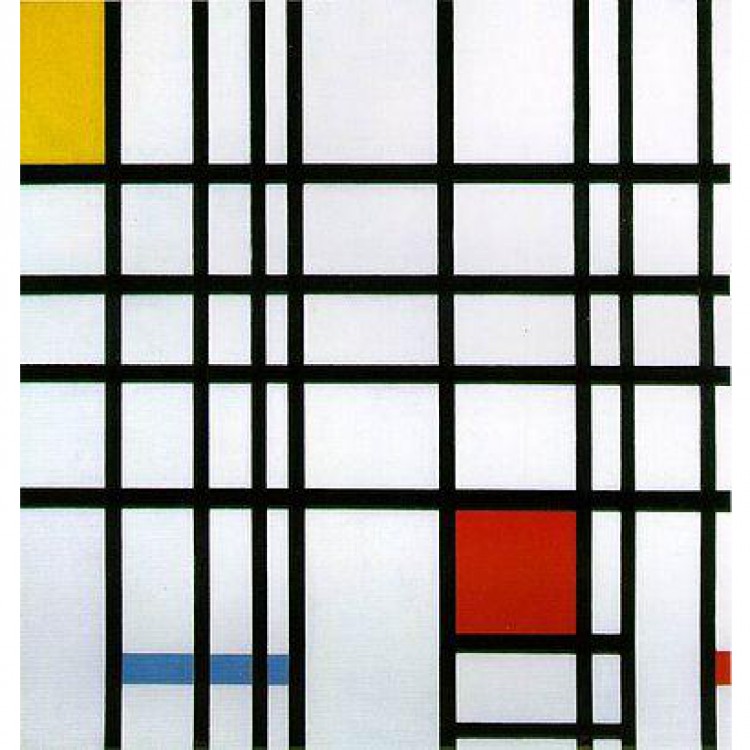 Schilderij Composition lines foto 1