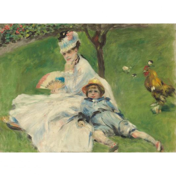 Schilderij Madam Monet and son foto 1