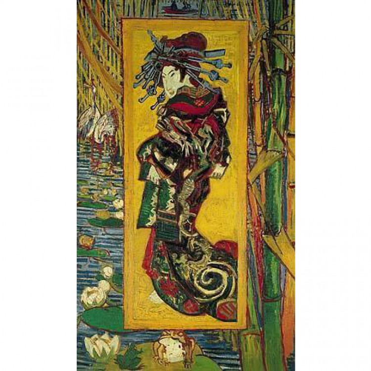 Schilderij De courtisane foto 1
