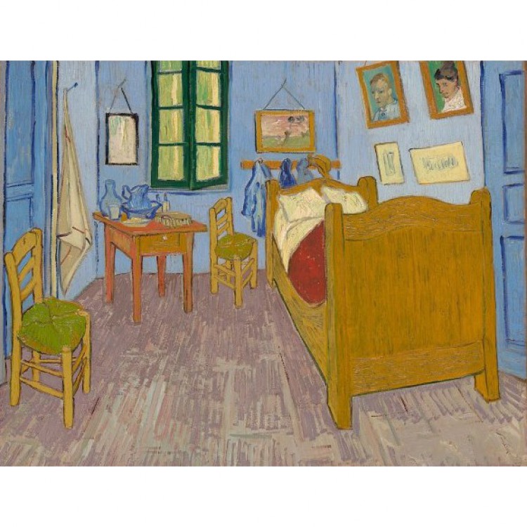Olieverfschilderij de slaapkamer foto 2