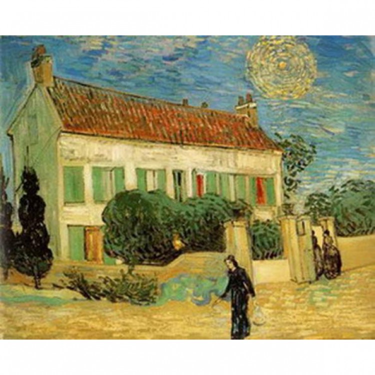Schilderij The White House at Night foto 1