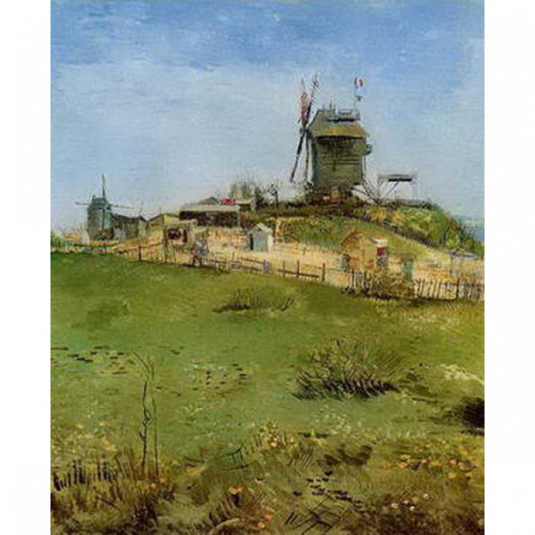 Schilderij The Moulin de la Galette foto 1