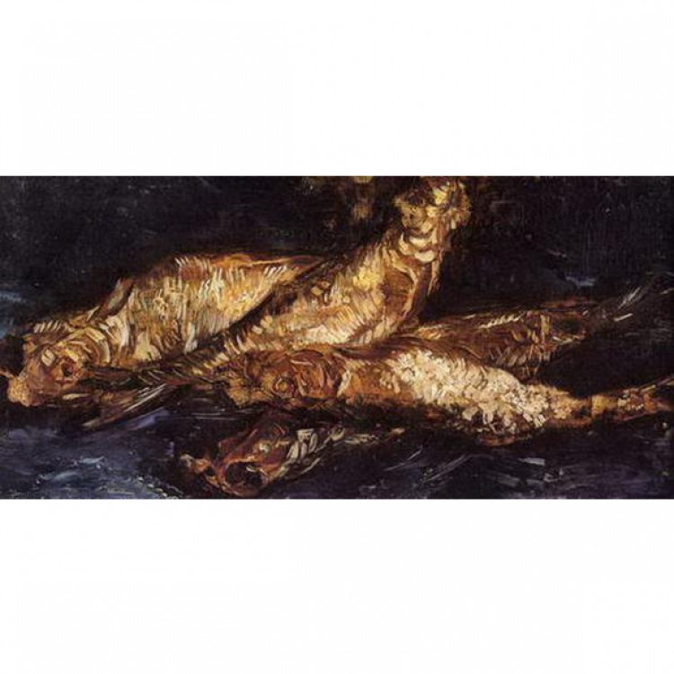 Schilderij Still Life with Bloaters foto 1