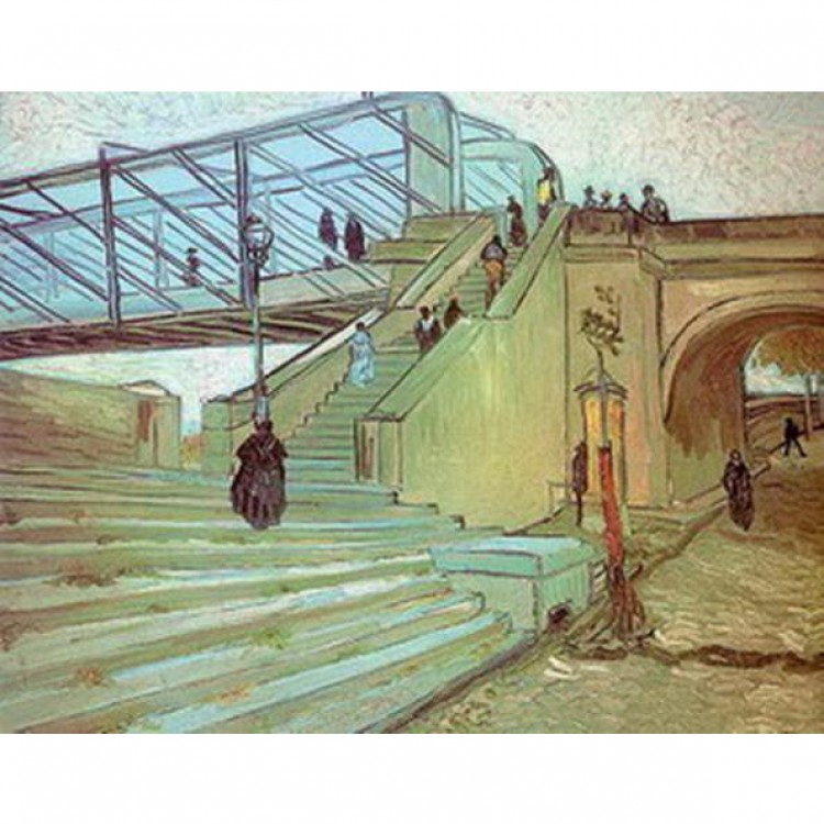 Schilderij Trinquetaille Bridge foto 1
