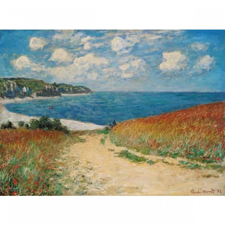 Schilderij Beach Road Between The Wheat Fields foto 1