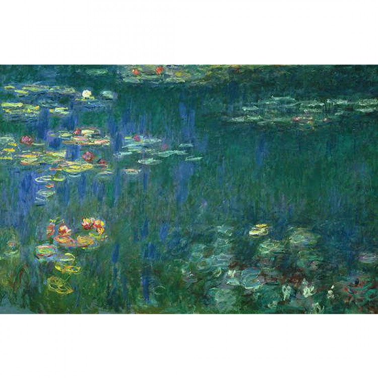 Schilderij Water Lilies Linkerdeel foto 1