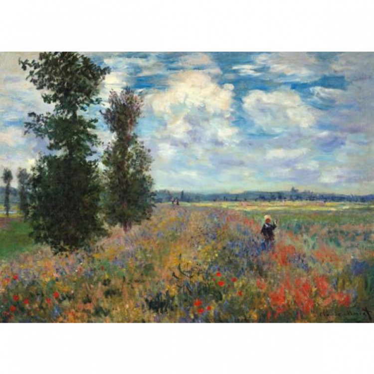 Schilderij The field of poppies foto 1