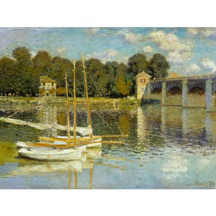 Schilderij The Bridge At Argenteuil foto 1