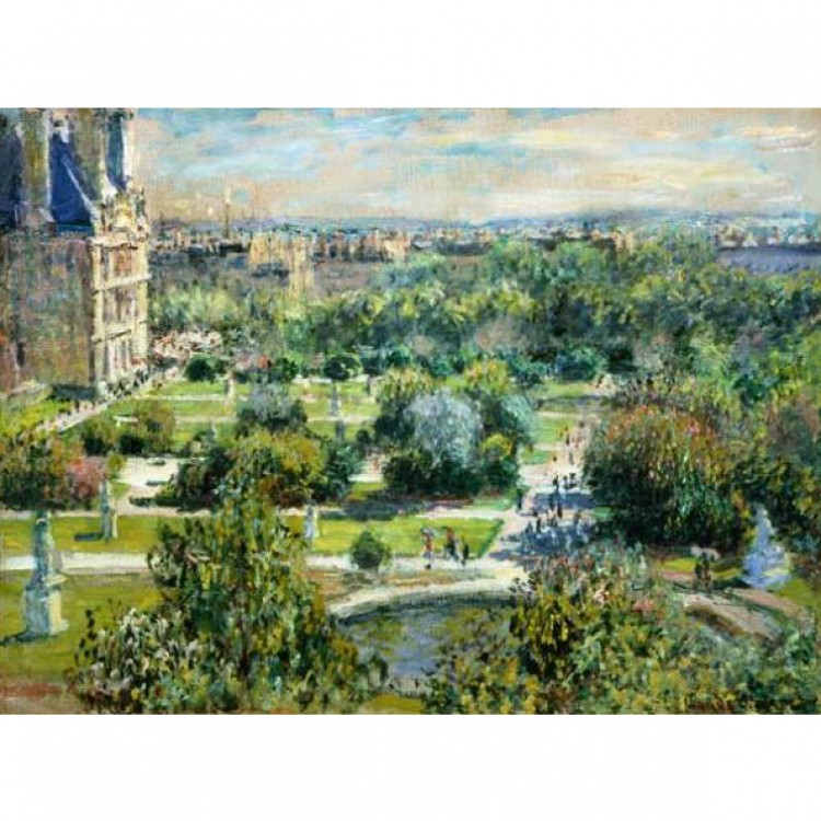 Schilderij Die Tuillerien foto 1