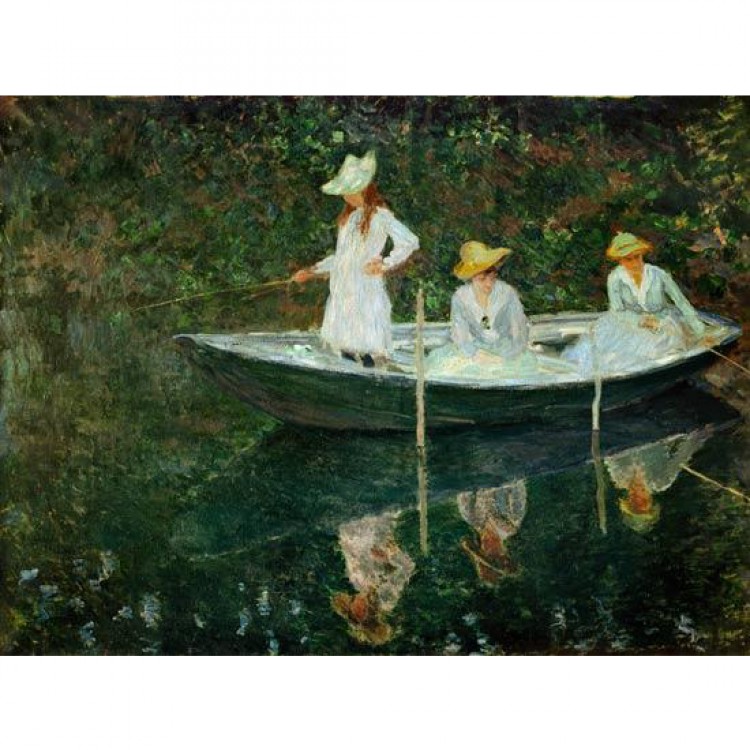Schilderij reproductie The Boat at Giverny foto 1
