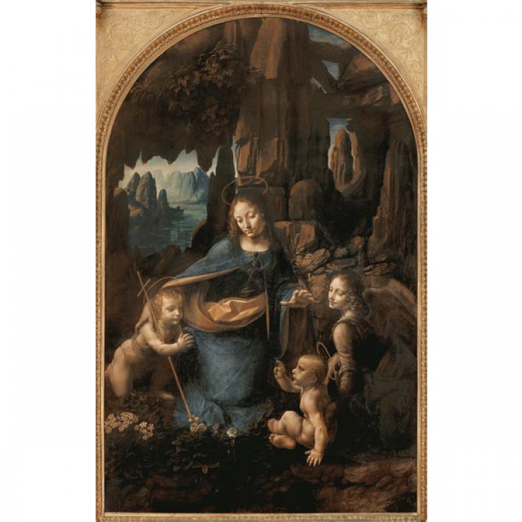Schilderij Madonna in der Felsengrotte foto 2