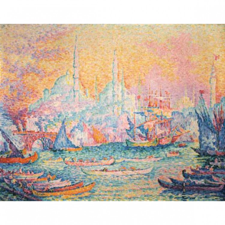 Istanbul - Reproductie-olieverfschilderij foto 1