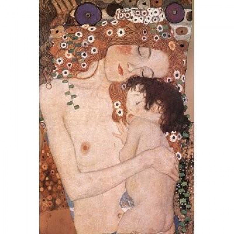 Schilderij Moeder en kind foto 1