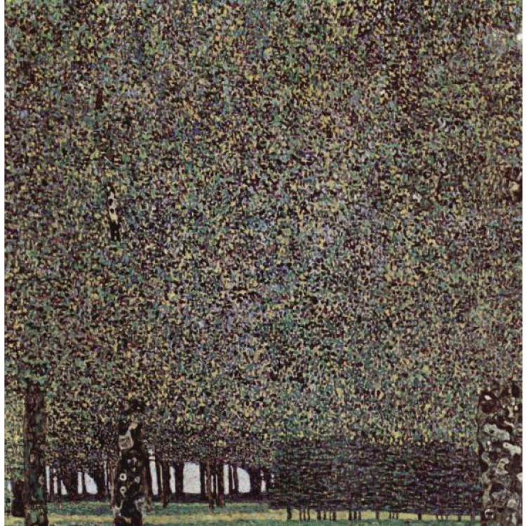 Schilderij Het park foto 1