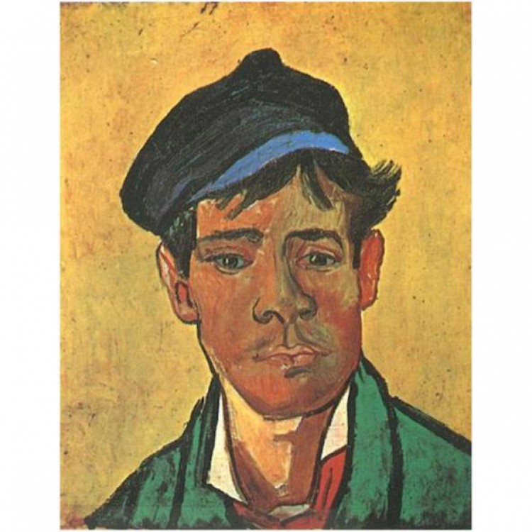 Schilderij Young Man with a Hat foto 1