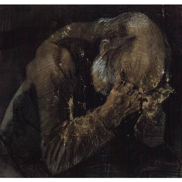 Schilderij Man with His Head in His Hands foto 1