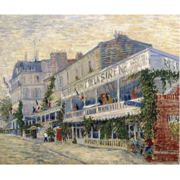 Schilderij Restaurant de La Sirene in Asnieres foto 1