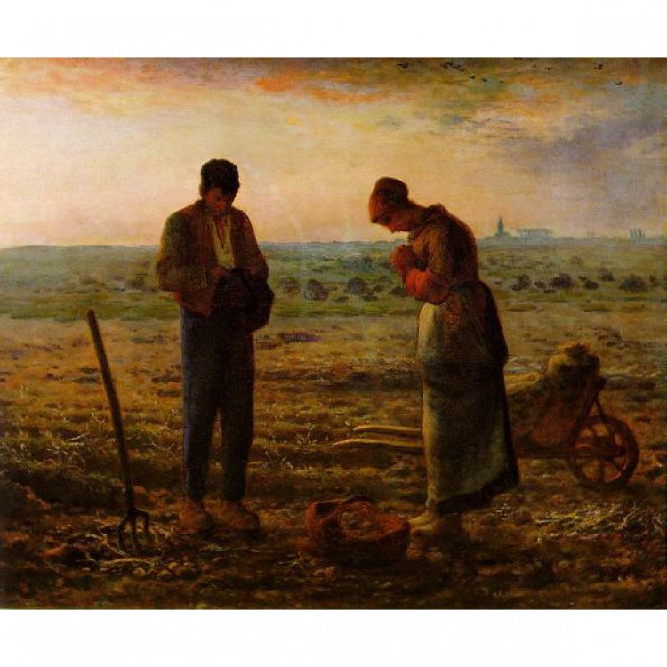 Schilderij The Evening Prayer foto 1
