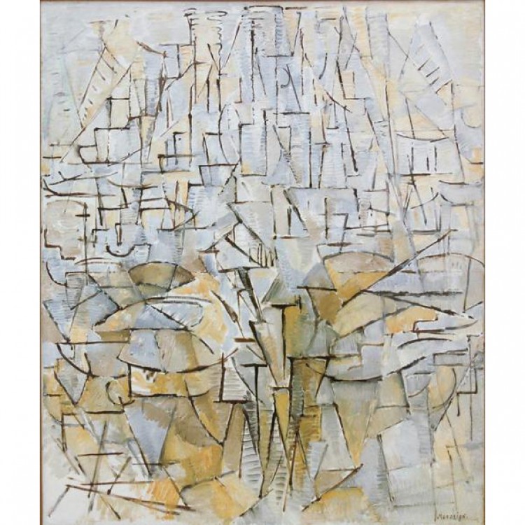 schilderij Compositie no. VIII foto 1