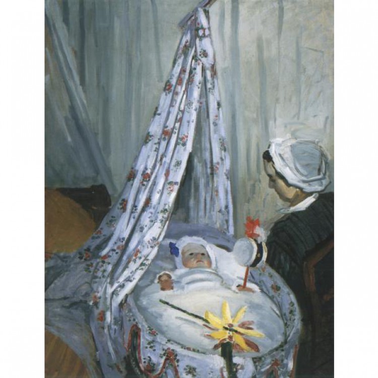 Schilderij Jean Monet In His Cradle foto 1