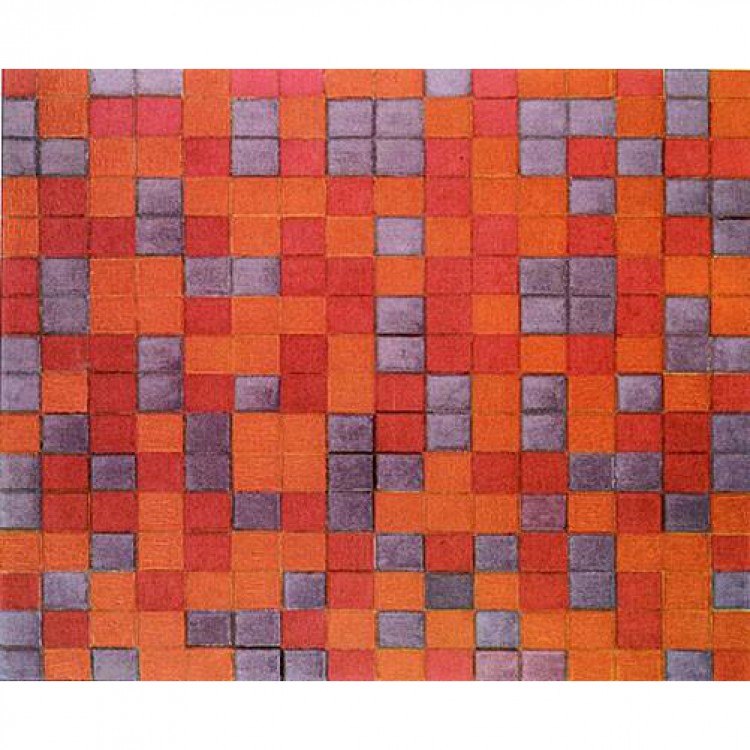 Schilderij mondriaan composite dambord foto 1