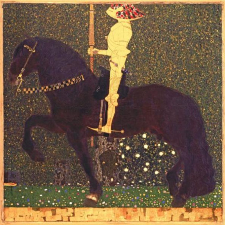 Schilderij Life is a Struggle or the Golden Knight foto 1