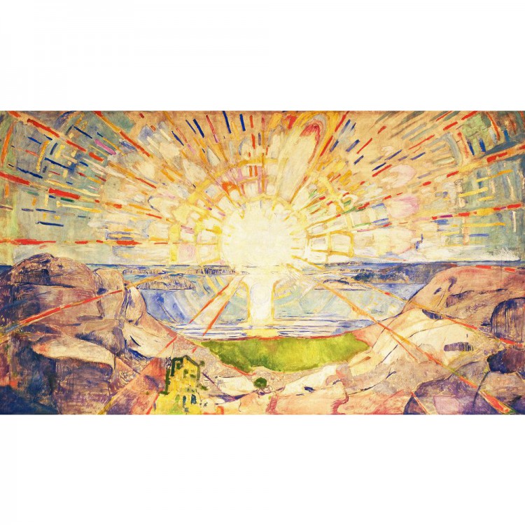 Schilderij The Sun foto 2