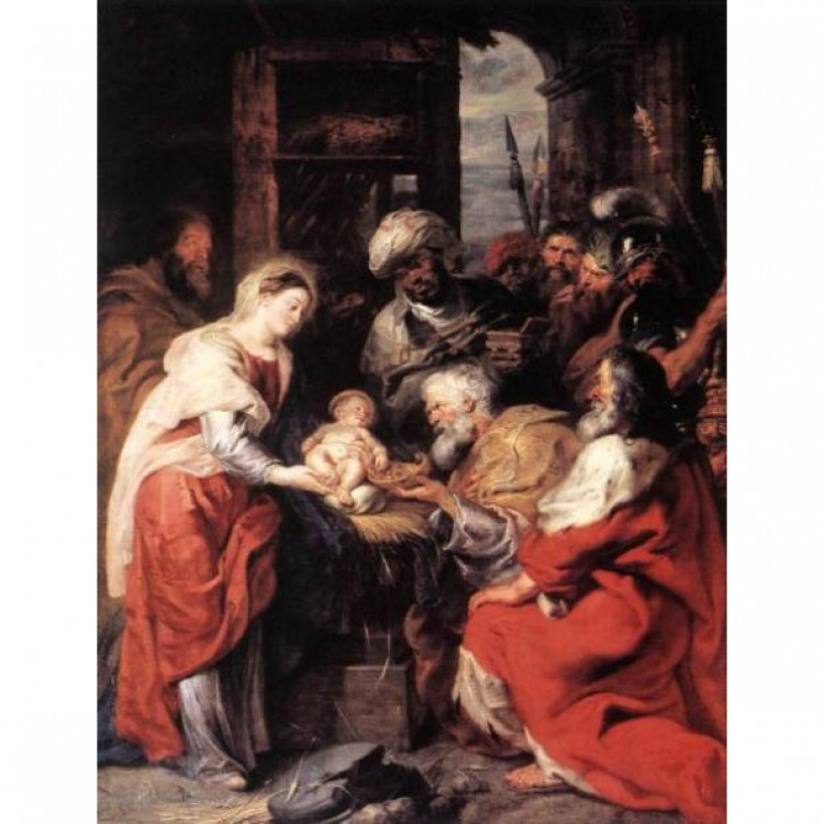 Schilderij Adoration of the Magi foto 1