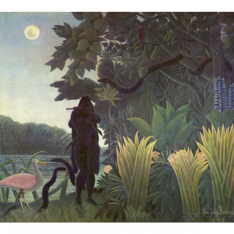 Schilderij The Snake Charmer foto 1