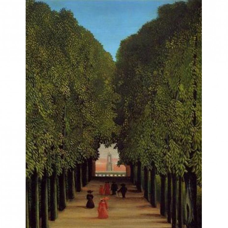 Schilderij The Avenue In The Park At Saint Cloud foto 1