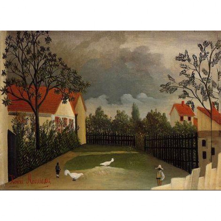 Schilderij The Poultry Yard foto 1