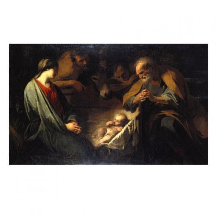 Schilderij The Adoration of the Shepherds foto 1
